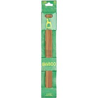 Pony 20cm Bamboo Knitting Needles, Pack Of 5, Assorted Widths