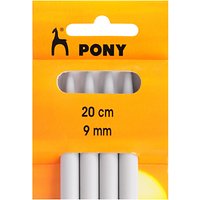 Pony 20cm Knitting Needles, 9mm, Pack Of 4