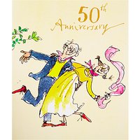 Woodmansterne Couple Dancing 50th Anniversary Card