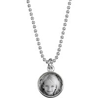 Under The Rose Personalised Tiny Photo Pendant Charm And Necklace