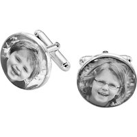 Under The Rose Personalised Photo Cufflinks