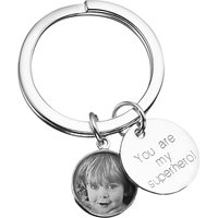 Under The Rose Personalised Message Tag Fob Keyring, Small