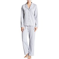 John Lewis Classic Spot Pyjama Set, Grey