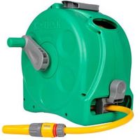 Hozelock Freestanding Or Wall Mounted Enclosed Hose Reel (L)25m