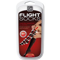 Go Travel 899 Flight Socks, Black, Medium