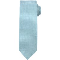 John Lewis Textured Grid Dot Polyester Tie, Sage