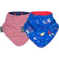 Cheeky Chompers Baby Neckerbib, Chic/Space, Pack Of 2