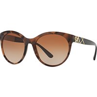 Burberry BE4236 Oval Sunglasses, Tortoise/Brown Gradient