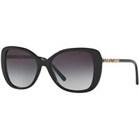 Burberry BE4238 Cat's Eye Sunglasses, Black/Grey Gradient