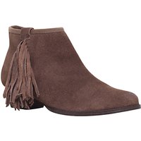 Miss KG Sassy Fringed Ankle Boots, Taupe