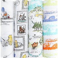 Aden + Anais Disney Winnie The Pooh Baby Swaddle Blanket, Pack Of 4