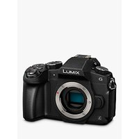 Panasonic Lumix DMC-G80EB-K Compact System Camera, 4K Ultra HD, 16MP, Wi-Fi, OLED Live Viewfinder, 3” LCD Vari-Angle Touch Screen, Body Only, Black