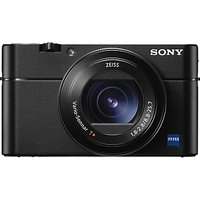Sony Cyber-shot RX-100 V Camera, 4K, 20.1MP, 2.9x Optical Zoom, Wi-Fi, NFC, OLED EVF, 3 Tiltable Screen