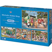 Gibsons Mitchell's Mobile Shop Jigsaw Puzzle, 4 X 500 Pieces