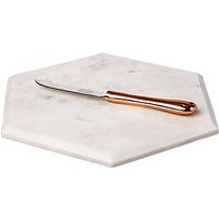 Just Slate Marble Cheese Board And Knife Set