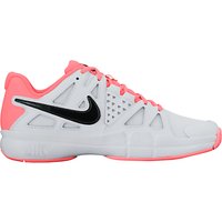 Nike Air Vapor Advantage Women's Tennis Shoes, White/Lava Glow
