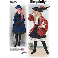 Simplicity Misses' Women's Costumes From Lori Ann Costume Design Sewing Pattern, 8285