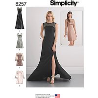 Simplicity Special Occasion Dresses And Gown Sewing Pattern, 8257