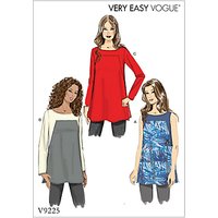 Vogue Women's Top Sewing Pattern, 9225