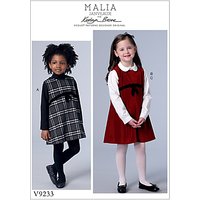 Vogue Children's Dress And Blouse Sewing Pattern, 9233