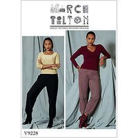 Vogue Women's Trousers Sewing Pattern, 9228