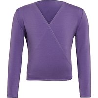 Freed Royal Academy Of Dance Crossover 3/4 Sleeves Wrap Cardigan, Purple