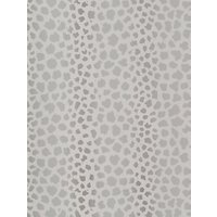 GP & J Baker Langdale Sundra Foil Wallpaper, Silver Bw45077.1