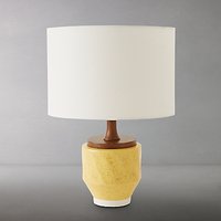 Roar + Rabbit For West Elm Ripple Large Ceramic Table Lamp, Yellow