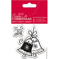 Docrafts Clear Christmas Bell Stamps, Pack Of 2