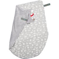 Cheeky Chompers Baby Safari Blanket, Grey/White