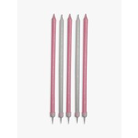 Ginger Ray Long Birthday Candles, Pack Of 24