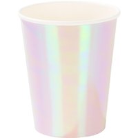 Talking Tables We Heart Pastels Iridescent Cups, Pack Of 12