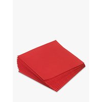 Paper Napkins, 33cm, Set Of 20, Red