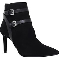 MICHAEL Michael Kors Fawn Leather And Suede Ankle Boots, Black