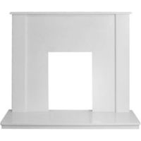 Selsey Sparkly White Marble Fire Surround