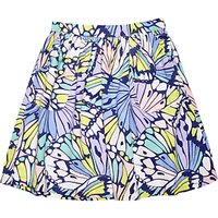 Margherita Kids Girls' Butterfly Print Skirt, Blue