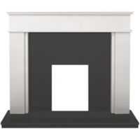 Daventry Sparkly White & Black Granite Surround Set (H)1173mm (W)1372mm (D)381mm (T)20mm