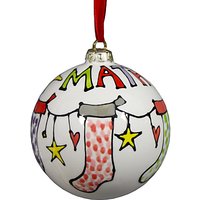 Gallery Thea Personalised Named Stocking Bauble