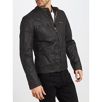 Belstaff Weybridge Rubberized Jersey Jacket, Black
