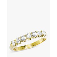 EWA 18ct Yellow Gold Diamond Half Eternity Ring