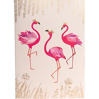 Sara Miller A5 Flamingo Notebook, Cream