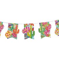 Ginger Ray Paper Cactus Bunting, 2.5M