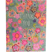 Paper Salad Floral Thank You Notecards, Pack Of 5
