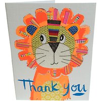 Paper Salad Tiger Thank You Notecards, Pack Of 5