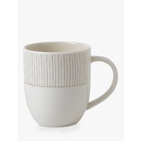 ED Ellen DeGeneres For Royal Doulton Taupe Stripe Mug, 415ml