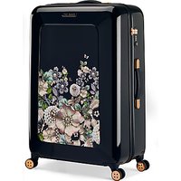 Ted Baker Gem Garden 79cm 4-Wheel Suitcase, Black