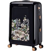 Ted Baker Gem Garden 69cm 4-Wheel Suitcase, Black