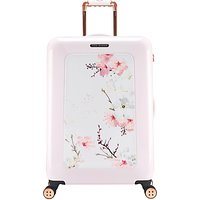 Ted Baker Oriental Blossom 69cm 4-Wheel Suitcase, Pink