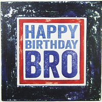 Blue Eyed Sun Birthday Bro Greeting Card