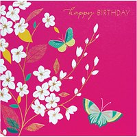 Sara Miller Birthday Butterflies Greeting Card